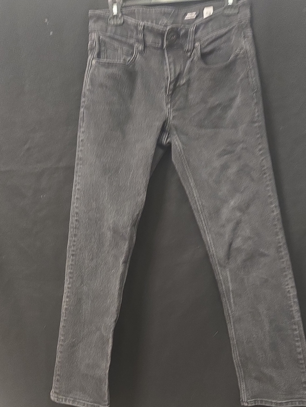 Volcom High Straight Black Jeans Size 29 Stretch Denim